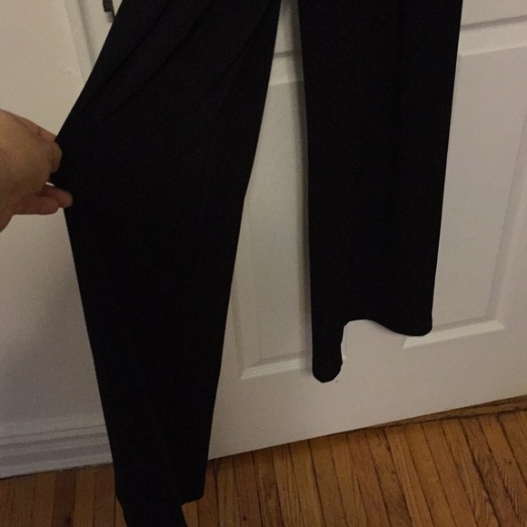 Alfani Black Short Sleeve Pantsuit - Picture 4 of 4